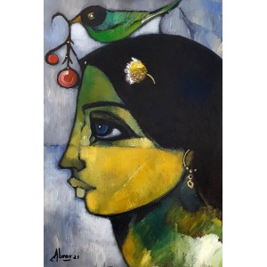 Abrar Ahmed, 10 x 15 Inch, Oil on Canvas, Figurative Painting, AC-AA-275